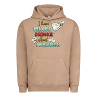 Pigment Burro i have mixed drinks about feeling Urban Hoodie - MaliasSmallBusiness