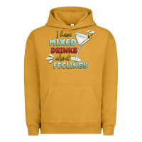 Pigment Peanut Butter i have mixed drinks about feeling Urban Hoodie - MaliasSmallBusiness