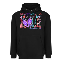 Black let all that you do be done in love Heavyweight Hoodie - RacoonDesign