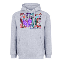 Heather Grey let all that you do be done in love Heavyweight Hoodie - RacoonDesign