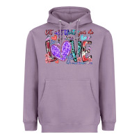 Lavender let all that you do be done in love Heavyweight Hoodie - RacoonDesign
