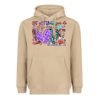 Mushroom let all that you do be done in love Heavyweight Hoodie - RacoonDesign