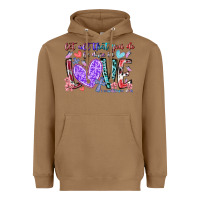 Toasted Coconut let all that you do be done in love Heavyweight Hoodie - RacoonDesign
