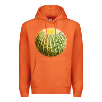 Carrot golden barrel cactus Premium Hoodie - LillyAllenDesigns
