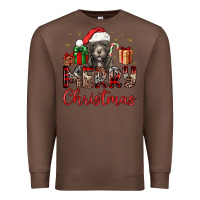 Chestnut merry christmas pitbull Premium Sweatshirt - JahusDesignShop
