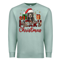 Seafoam merry christmas pitbull Premium Sweatshirt - JahusDesignShop