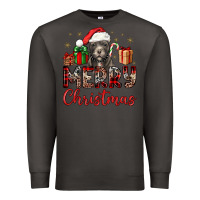 Smoke merry christmas pitbull Premium Sweatshirt - JahusDesignShop