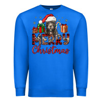 True Royal merry christmas pitbull Premium Sweatshirt - JahusDesignShop