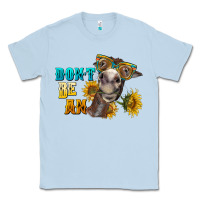 Dusty Blue don't be an ass donkey Classic Tee - BarkalooDesign