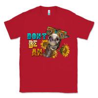 Red don't be an ass donkey Classic Tee - BarkalooDesign