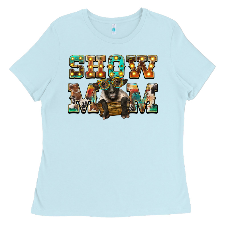 Show Mom Suffolk Sheep Black Sheep Ladies Tee by BarkalooDesign | Teevron
