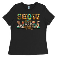 Black show mom suffolk sheep black sheep Ladies Tee - BarkalooDesign