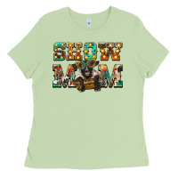 Matcha show mom suffolk sheep black sheep Ladies Tee - BarkalooDesign