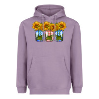 Lavender american sunflower mason jar Heavyweight Hoodie - HRA Design Shop