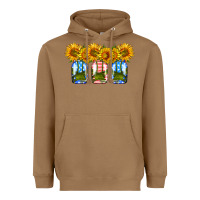 Toasted Coconut american sunflower mason jar Heavyweight Hoodie - HRA Design Shop