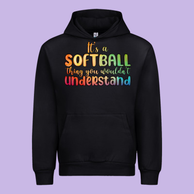 It S A Softball Thing You Wouldn T Understand Urban Hoodie Designed By Maliassmallbusiness