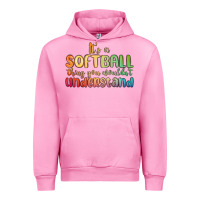 Fuchsia Pink it s a softball thing you wouldn t understand Urban Hoodie - MaliasSmallBusiness