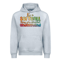 Heather Grey it s a softball thing you wouldn t understand Urban Hoodie - MaliasSmallBusiness