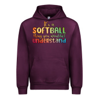 Mauve Wine it s a softball thing you wouldn t understand Urban Hoodie - MaliasSmallBusiness