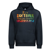 Navy it s a softball thing you wouldn t understand Urban Hoodie - MaliasSmallBusiness