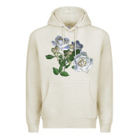 Oatmeal Heather white dawn rose Premium Hoodie - LillyAllenDesigns