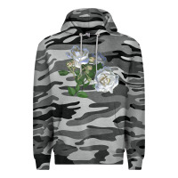 Slate Camo white dawn rose Premium Hoodie - LillyAllenDesigns