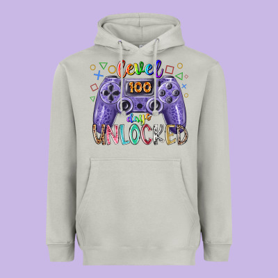 Level Days Unclocked Heavyweight Hoodie Designed By Racoondesign
