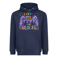 Navy level days unclocked Heavyweight Hoodie - RacoonDesign