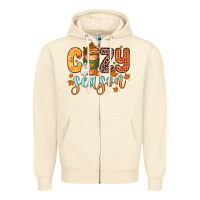 Sandshell cozy season Zipper Hoodie - Zillion Design Studio