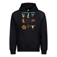 Black so god made a cowboy Urban Hoodie - MaliasSmallBusiness