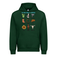 Forest Green so god made a cowboy Urban Hoodie - MaliasSmallBusiness