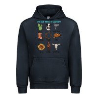 Navy so god made a cowboy Urban Hoodie - MaliasSmallBusiness