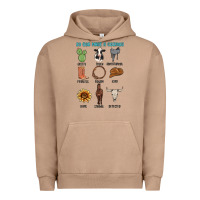 Pigment Burro so god made a cowboy Urban Hoodie - MaliasSmallBusiness