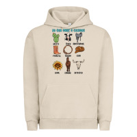 Pigment French Oak so god made a cowboy Urban Hoodie - MaliasSmallBusiness
