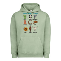 Pigment Oil Green so god made a cowboy Urban Hoodie - MaliasSmallBusiness