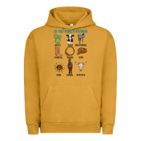 Pigment Peanut Butter so god made a cowboy Urban Hoodie - MaliasSmallBusiness