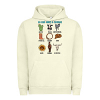 Pigment Pistachio so god made a cowboy Urban Hoodie - MaliasSmallBusiness