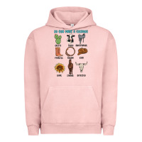 Pigment Salmon so god made a cowboy Urban Hoodie - MaliasSmallBusiness