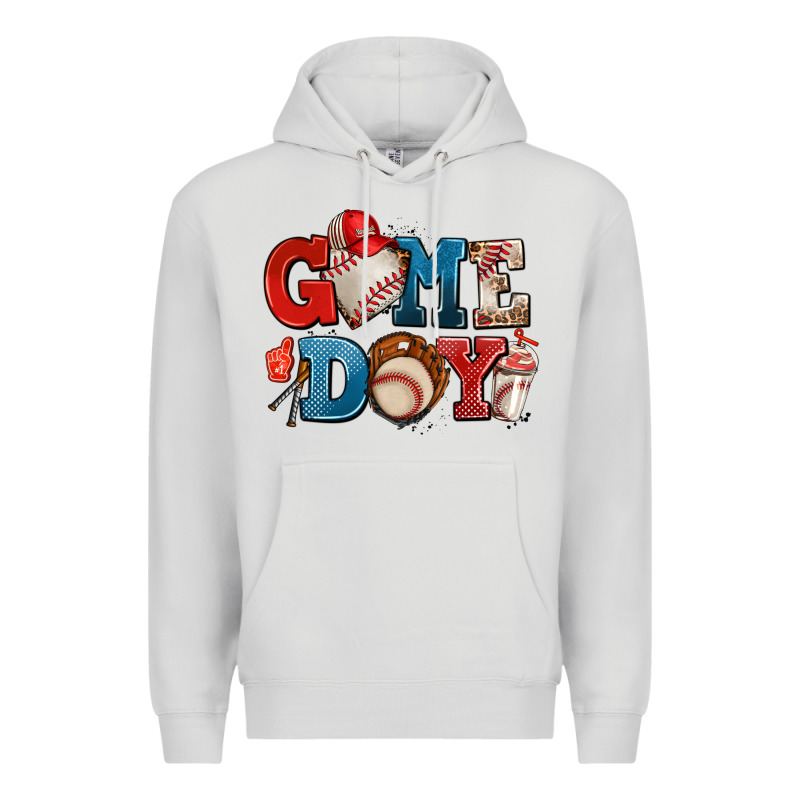 Game Day Baseball Premium Hoodie by AdoDesignShop | Teevron