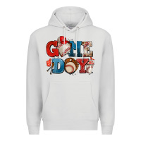 Dove Grey game day baseball Premium Hoodie - AdoDesignShop