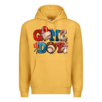 Mustard game day baseball Premium Hoodie - AdoDesignShop