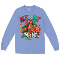 Colony Blue Merry and bright black girl sneakers Long Sleeve Tee - RanaPortraitStore