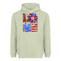 Matcha love america sunflower Heavyweight Hoodie - HRA Design Shop