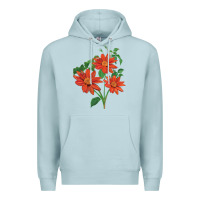 Blue Mist tithonia fiesta del sol sunflower Premium Hoodie - LillyAllenDesigns