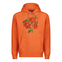 Carrot tithonia fiesta del sol sunflower Premium Hoodie - LillyAllenDesigns