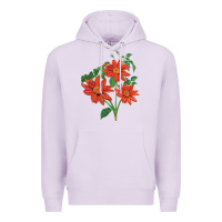 Lilac tithonia fiesta del sol sunflower Premium Hoodie - LillyAllenDesigns