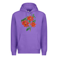 Purple tithonia fiesta del sol sunflower Premium Hoodie - LillyAllenDesigns