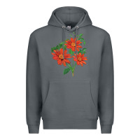 Rock tithonia fiesta del sol sunflower Premium Hoodie - LillyAllenDesigns
