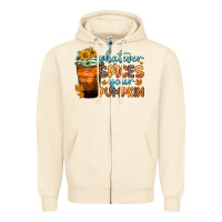 Sandshell whatever spices your pumpkin Zipper Hoodie - Zillion Design Studio