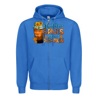 True Royal whatever spices your pumpkin Zipper Hoodie - Zillion Design Studio